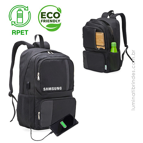 TECNOLOGIA E SUSTENTABILIDADE EM HARMONIA: CONHEçA AS MOCHILAS ECO FRIENDLY DA LUMINATI NA BRAZIL PROMOTION 2023.